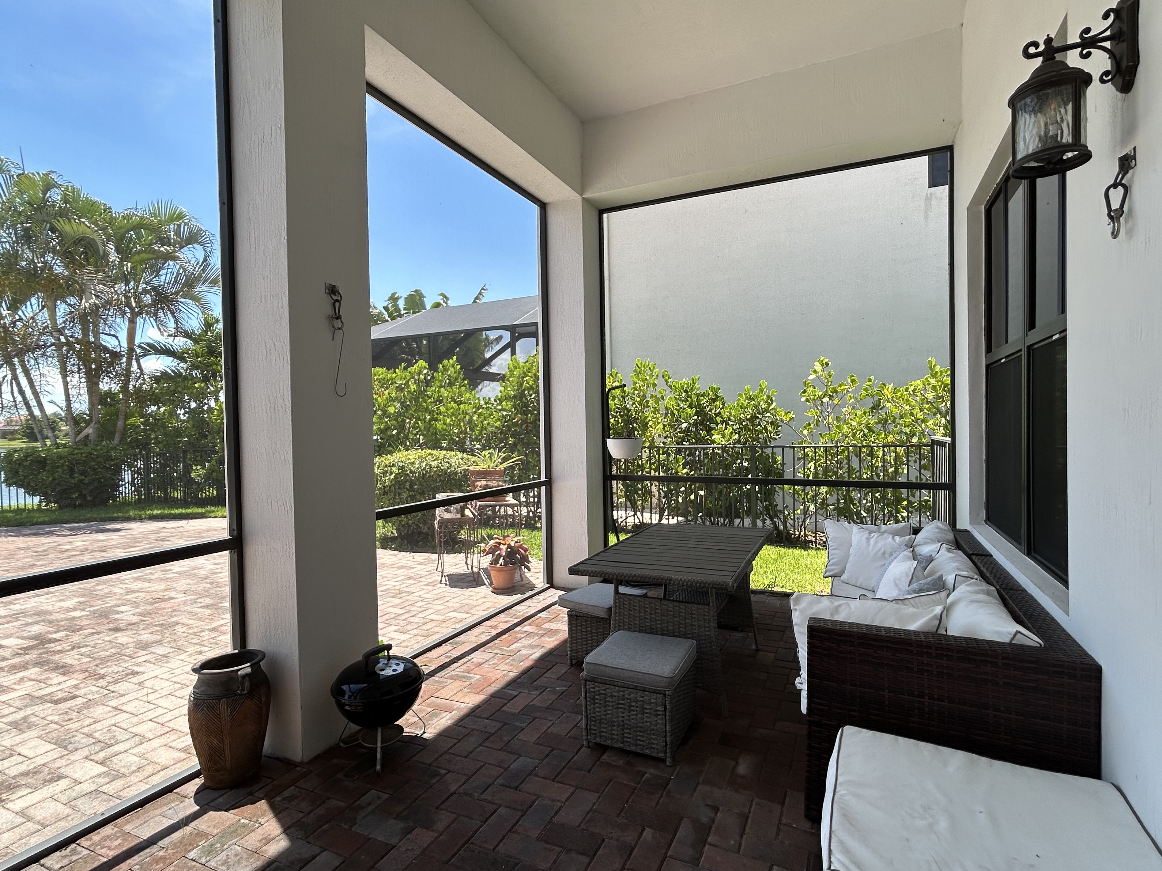 Screened lanai